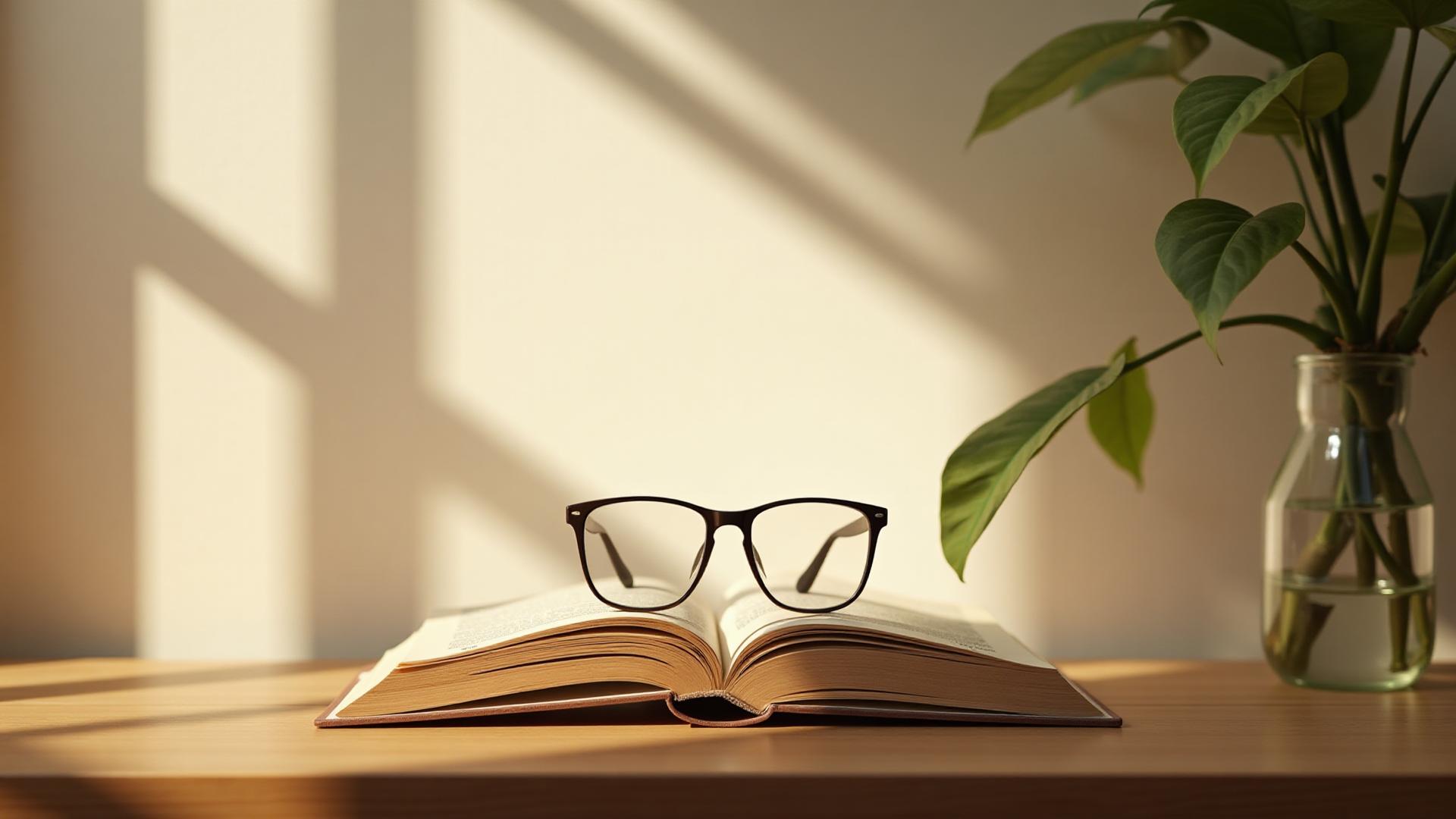 Person reading at sunrise