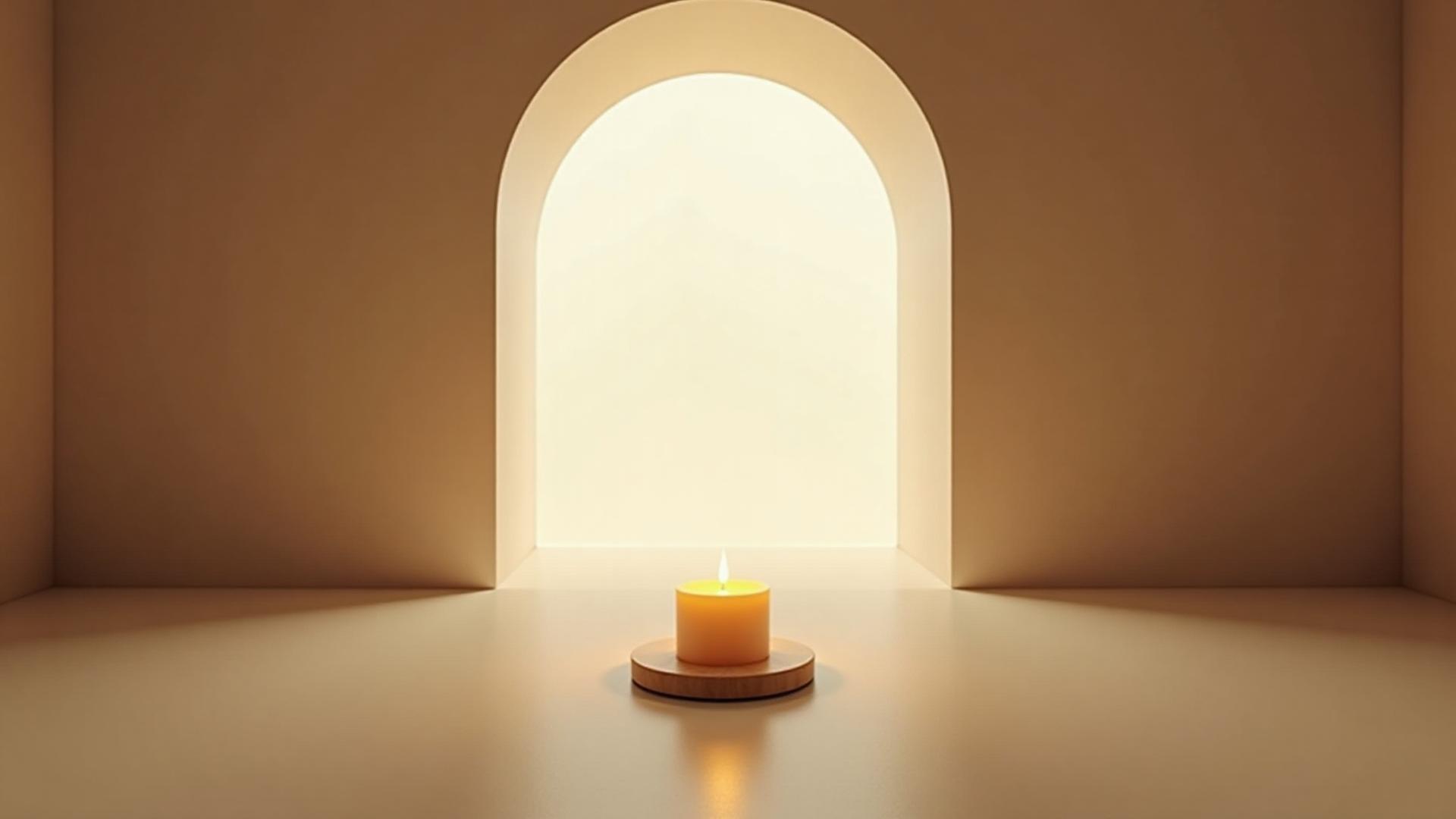 Peaceful meditation moment